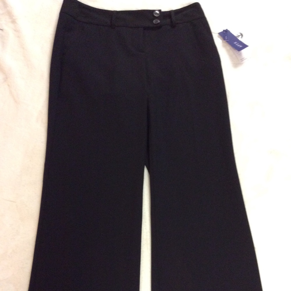 Apt 9 Mid Rise Trousers Black Size 4 Petite Short